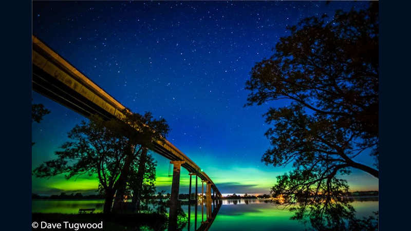 Skyway Bridge at night, photo thanks to Dave Tugwood
