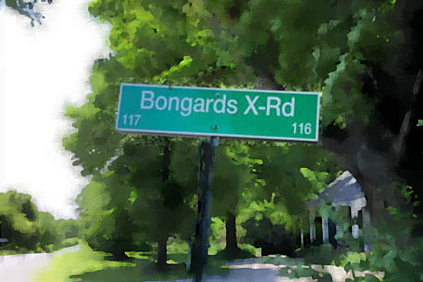 Bongard's Crossroad sign